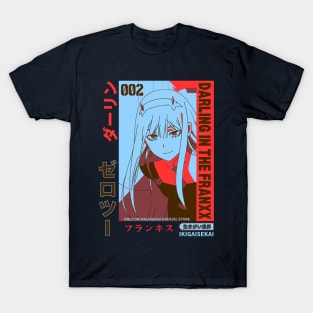 Joyful Gaze - Zero Two T-Shirt